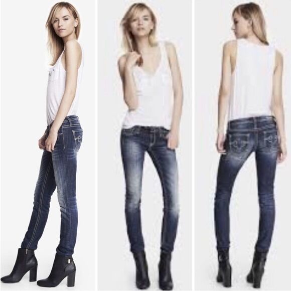 ReRock for Express Jeans Skinny 6R - Picture 1 of 11